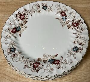 Snowhite Regency Johnson Bros Plate Set of 4